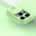 Nillkin CamShield Silky Silicone Case iPhone 14 Pro case with camera cover green - Cell phone cases