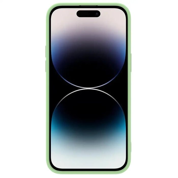 Nillkin CamShield Silky Silicone Case iPhone 14 Pro case with camera cover green - Cell phone cases