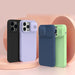 Nillkin CamShield Silky Silicone Case iPhone 14 Pro case with camera cover green - Cell phone cases