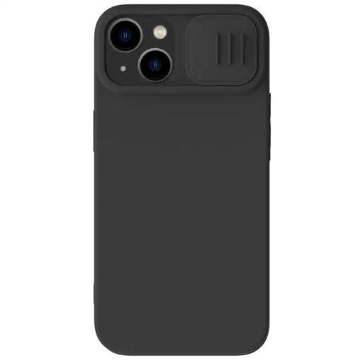 Nillkin CamShield Silky Silicone Case iPhone 14 Case with Camera Protector Black - Cell phone cases