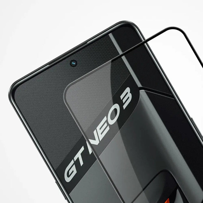 Nillkin CP + PRO ultra-thin full-screen tempered glass with 0.2 mm frame 9H Realme GT Neo 3 black - Cell phone tempered