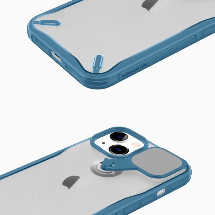 Nillkin Cyclops Case durable case with camera cover and foldable stand for iPhone 13 black - Cell phone cases