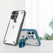 Nillkin Cyclops Case durable case with camera cover and foldable stand for iPhone 13 Pro Max blue - Cell phone cases