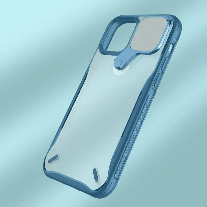 Nillkin Cyclops Case durable case with camera cover and foldable stand for iPhone 13 black - Cell phone cases