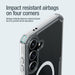 Nillkin Nature Pro armored case with a magnetic ring for Samsung Galaxy S24+ - white - Cell phone cases