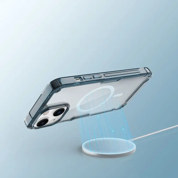 Nillkin Nature Pro armored case with MagSafe for iPhone 15 - blue - Cell phone cases and covers<<<HurtelXML