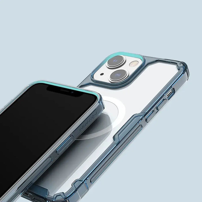 Nillkin Nature Pro armored case with MagSafe for iPhone 15 - blue - Cell phone cases and covers<<<HurtelXML