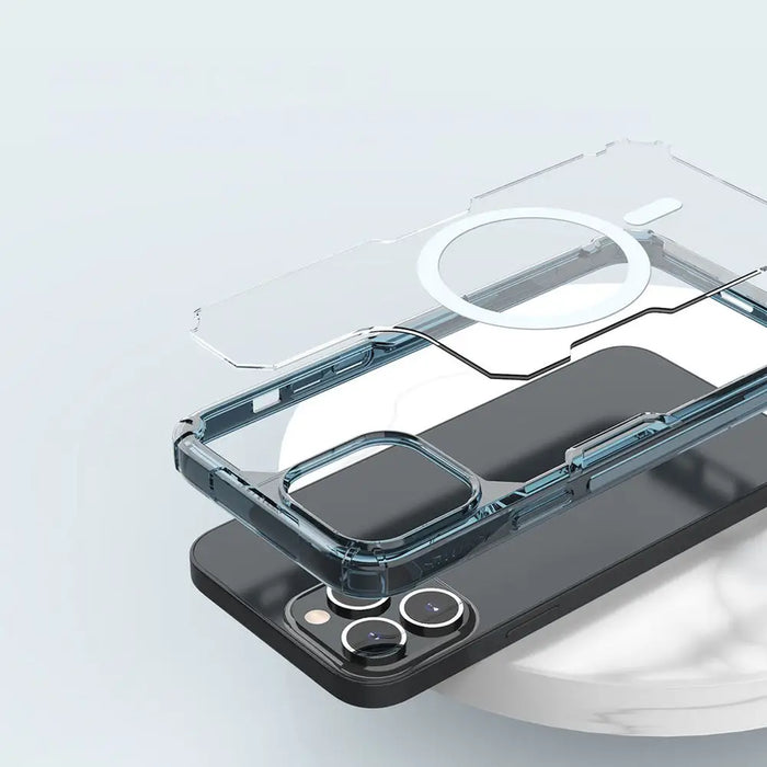 Nillkin Nature Pro armored case with MagSafe for iPhone 15 Pro Max - blue - Cell phone cases and covers<<<HurtelXML
