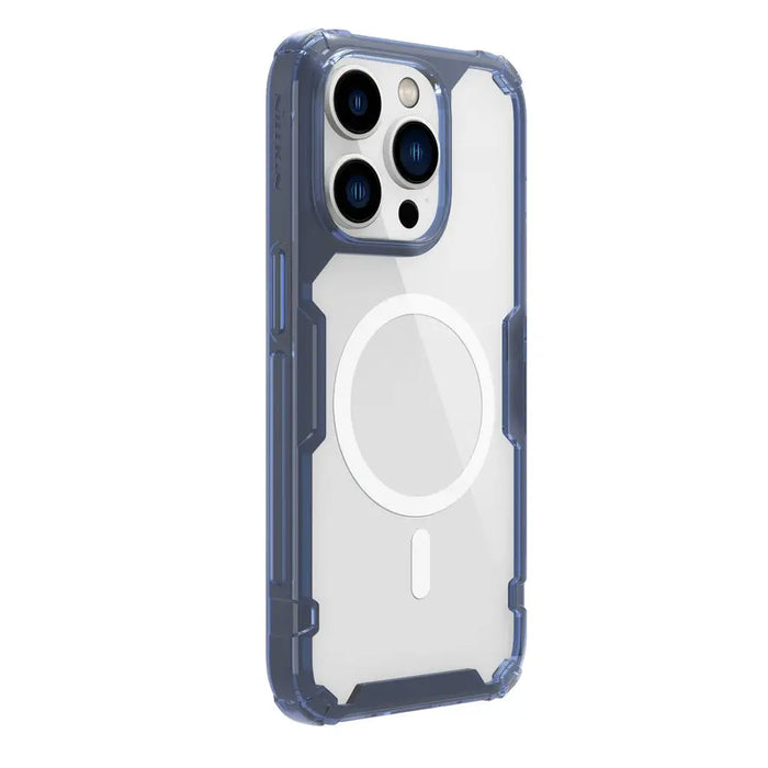 Nillkin Nature Pro armored case with MagSafe for iPhone 15 Pro Max - blue - Cell phone cases and covers<<<HurtelXML