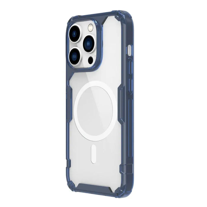 Nillkin Nature Pro armored case with MagSafe for iPhone 15 Pro Max - blue - Cell phone cases and covers<<<HurtelXML