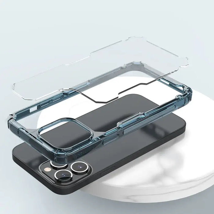 Nillkin Nature Pro case for iPhone 13 Pro Max armored cover blue - Cell phone cases and covers<<<HurtelXML