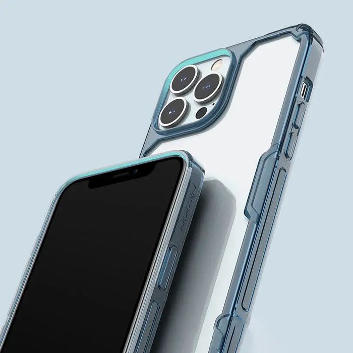 Nillkin Nature Pro case for iPhone 13 Pro Max armored cover blue - Cell phone cases and covers<<<HurtelXML