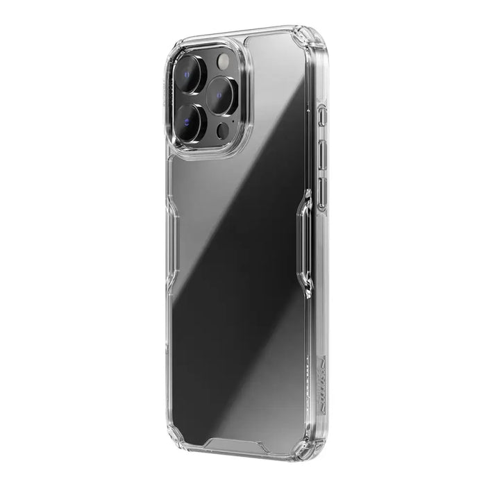Nillkin Nature Pro Case for iPhone 16 Pro Max - transparent and white - Cell phone cases and covers<<<HurtelXML