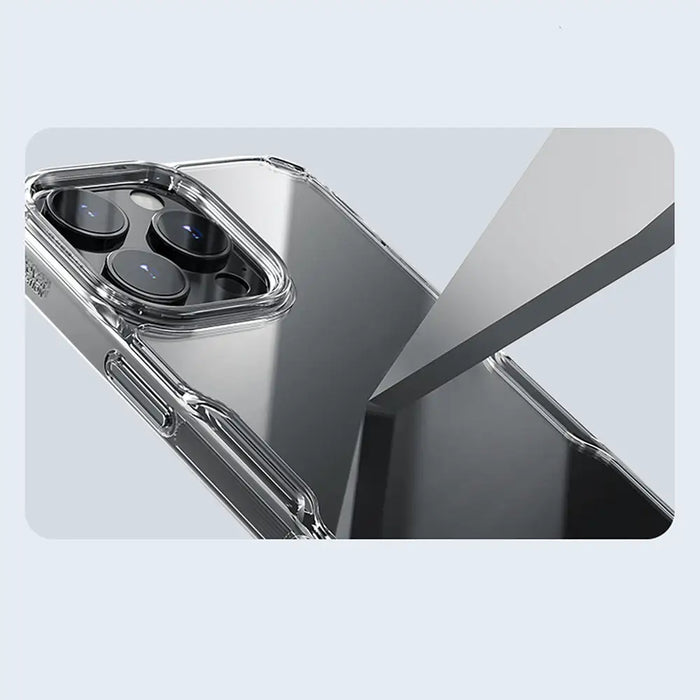 Nillkin Nature Pro Case for iPhone 16 Pro - transparent and white - Cell phone cases and covers<<<HurtelXML