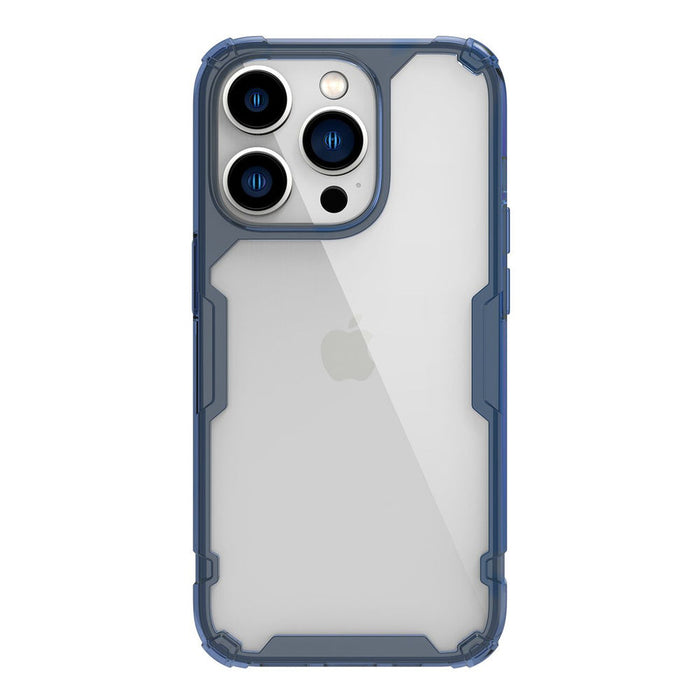 Nillkin Nature Pro case iPhone 14 Pro Max armored cover blue - Cell phone cases and covers<<<HurtelXML