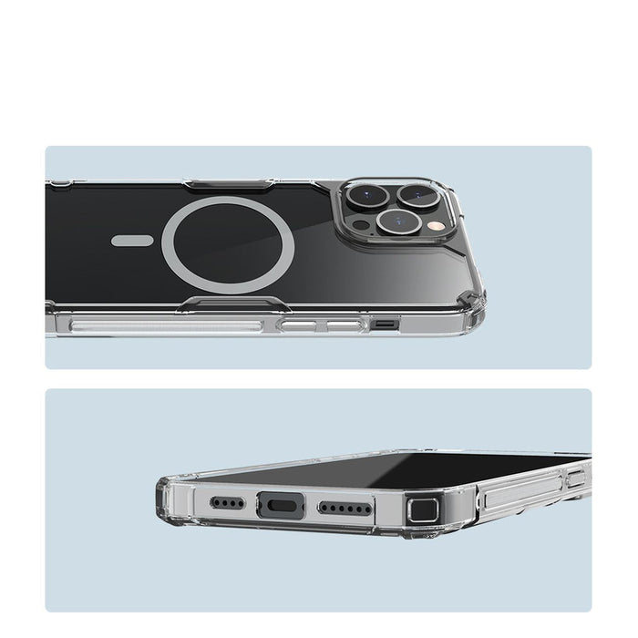 Nillkin Nature Pro Magnetic armored case with MagSafe for iPhone 15 Pro - white - Cell phone cases