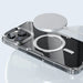 Nillkin Nature Pro Magnetic Case with MagSafe for iPhone 16 Pro - Transparent & White - Cell phone cases