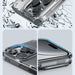Nillkin Nature Pro Magnetic Case with MagSafe for iPhone 16 Pro - Transparent & White - Cell phone cases