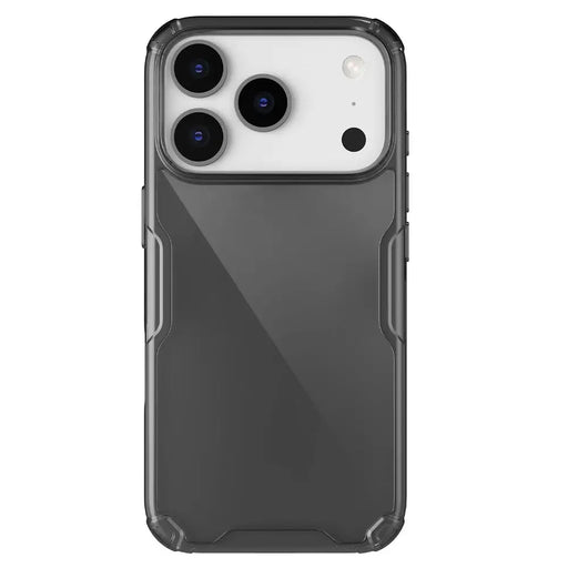 Nillkin Nature TPU Pro Case for iPhone 17 Pro - Translucent Black - Cell phone cases and covers<<<HurtelXML