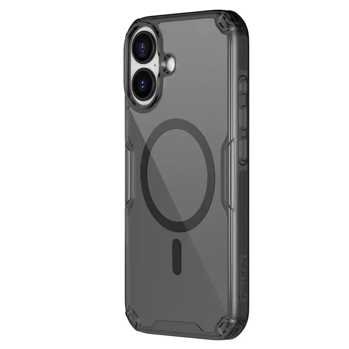 Nillkin Nature TPU Pro Magnetic Case Compatible with MagSafe for iPhone 17 - Translucent Black - Cell phone cases