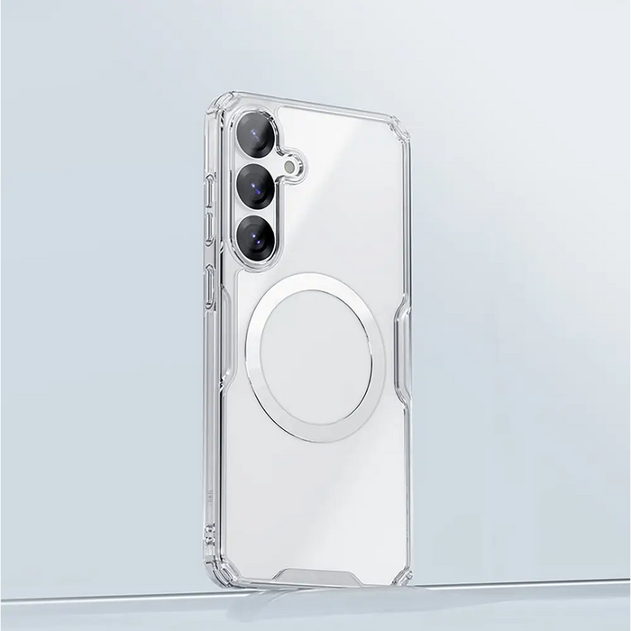 Nillkin Nature TPU Pro Magnetic Case with MagSafe for Samsung S25 - White - Cell phone cases and covers<<<HurtelXML