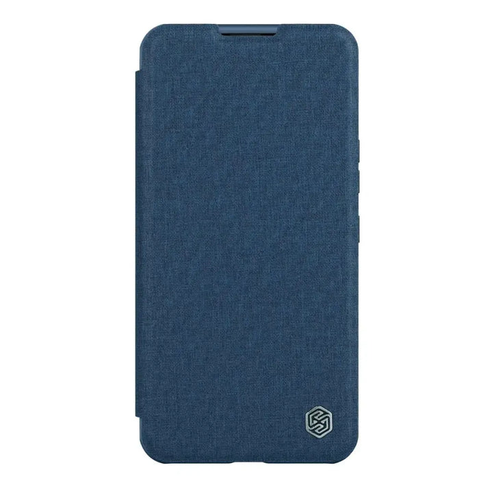 Nillkin Qin Cloth Pro Case Case for iPhone 14 Pro Camera Cover Holster Cover Flip Case Blue - Cell phone cases