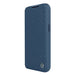 Nillkin Qin Cloth Pro Case Case for iPhone 14 Pro Camera Cover Holster Cover Flip Case Blue - Cell phone cases