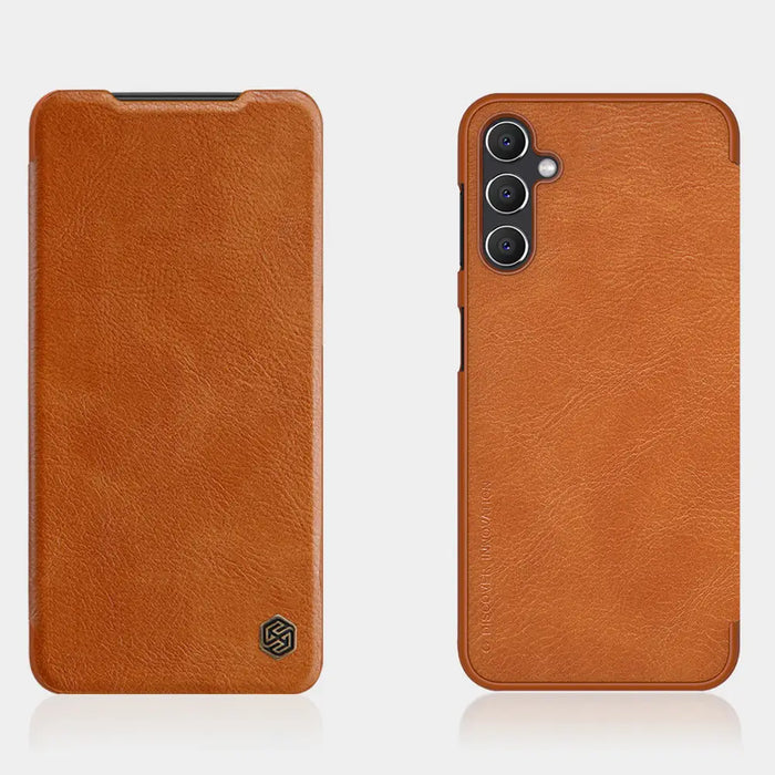 Nillkin Qin Leather case leather case with flap wallet brown - Cell phone cases and covers<<<HurtelXML