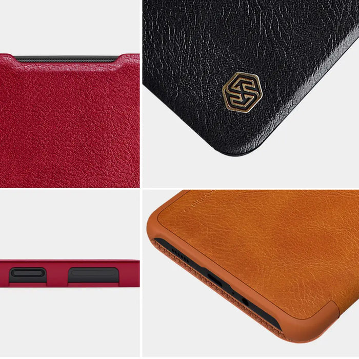 Nillkin Qin Leather case leather case with flap wallet brown - Cell phone cases and covers<<<HurtelXML