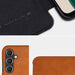 Nillkin Qin Leather case leather case with flap wallet brown - Cell phone cases and covers<<<HurtelXML