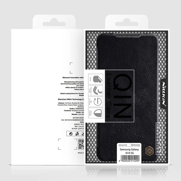 Nillkin Qin Leather case leather case with flap wallet brown - Cell phone cases and covers<<<HurtelXML
