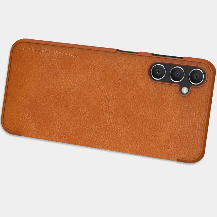 Nillkin Qin Leather case leather case with flap wallet brown - Cell phone cases and covers<<<HurtelXML