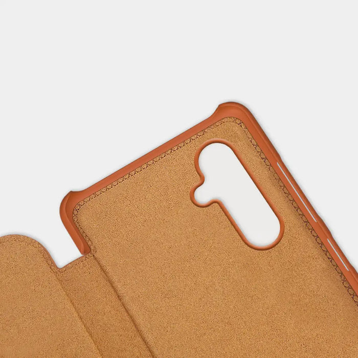 Nillkin Qin Leather case leather case with flap wallet brown - Cell phone cases and covers<<<HurtelXML