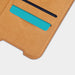 Nillkin Qin leather holster case for Samsung Galaxy A22 4G brown - Cell phone cases and covers<<<HurtelXML