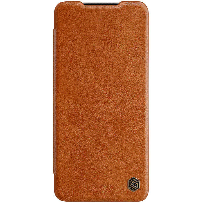 Nillkin Qin leather holster case for Samsung Galaxy A22 4G brown - Cell phone cases and covers<<<HurtelXML