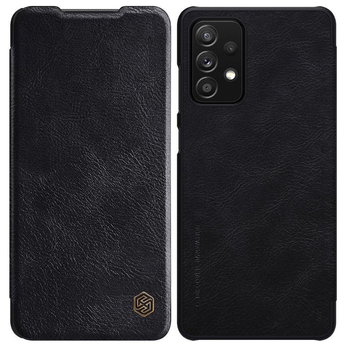 Nillkin Qin leather holster case for Samsung Galaxy A72 4G black - Cell phone cases and covers<<<HurtelXML