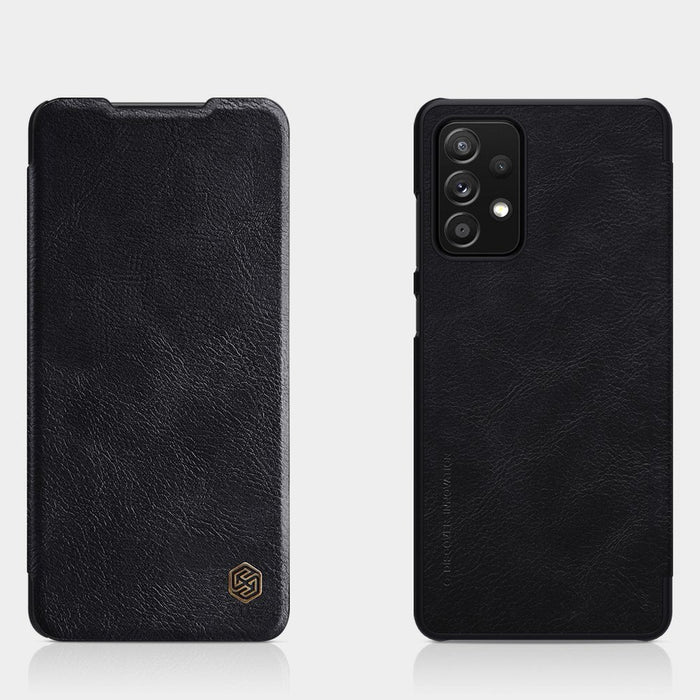 Nillkin Qin leather holster case for Samsung Galaxy A72 4G black - Cell phone cases and covers<<<HurtelXML