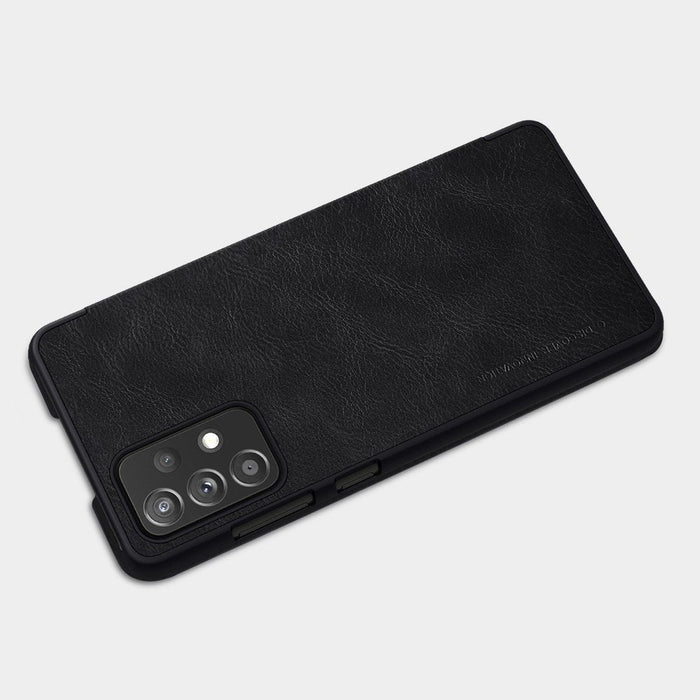 Nillkin Qin leather holster case for Samsung Galaxy A72 4G black - Cell phone cases and covers<<<HurtelXML