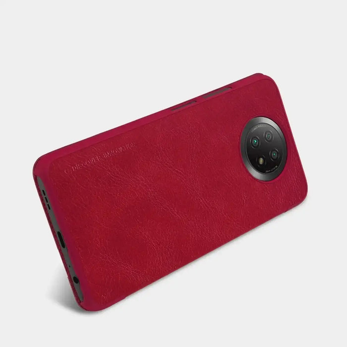 Nillkin Qin leather holster case for Xiaomi Redmi Note 9T 5G black - Cell phone cases and covers<<<HurtelXML