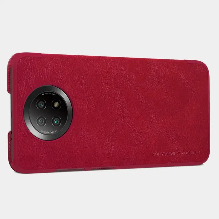 Nillkin Qin leather holster case for Xiaomi Redmi Note 9T 5G black - Cell phone cases and covers<<<HurtelXML