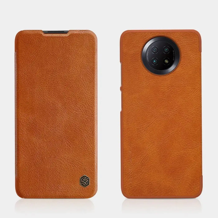 Nillkin Qin leather holster case for Xiaomi Redmi Note 9T 5G black - Cell phone cases and covers<<<HurtelXML