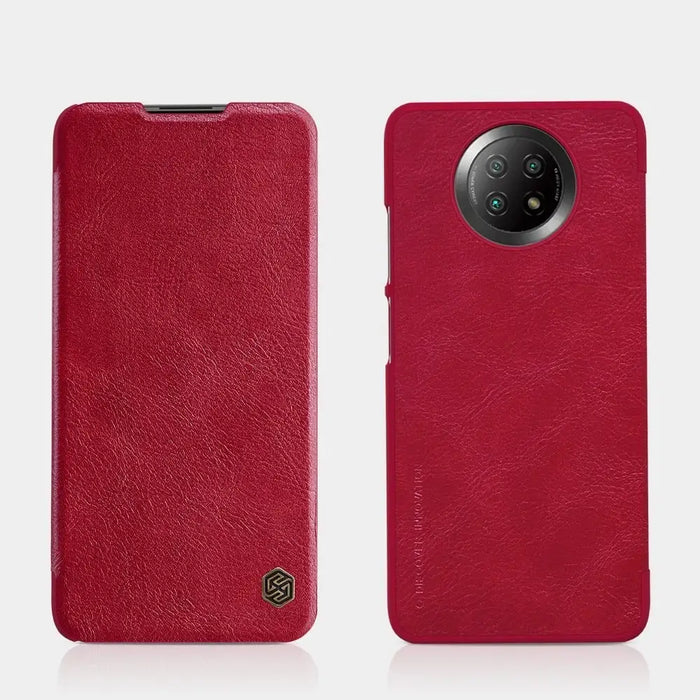 Nillkin Qin leather holster case for Xiaomi Redmi Note 9T 5G black - Cell phone cases and covers<<<HurtelXML