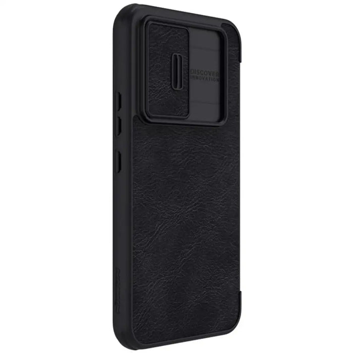 Nillkin Qin Leather Pro Case Case for Samsung Galaxy A54 5G Flip Cover Camera Protector Black - Cell phone cases