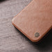 Nillkin Qin Leather Pro Case Case for Samsung Galaxy S23+ Cover with Flip Camera Protector Brown - Cell phone cases