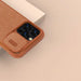 Nillkin Qin Leather Pro Case iPhone 14 Pro Camera Cover Holster Cover Flip Case Brown - Cell phone cases