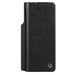 Nillkin Qin Leather Pro Leather Case with Camera Protector for Samsung Galaxy Z Fold 5 - Black - Cell phone cases