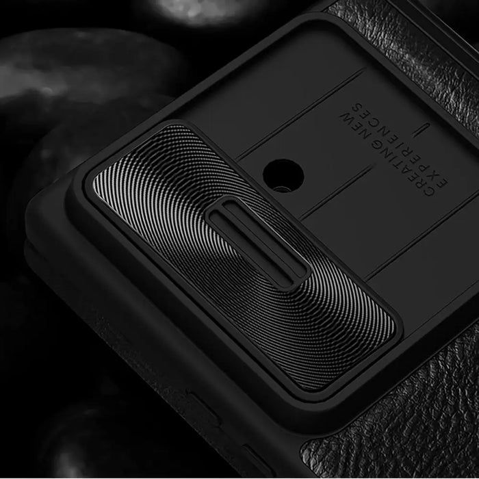 Nillkin Qin Pro Case for Samsung Galaxy Z Fold 7 with S Pen Space - Black - Cell phone cases and covers<<<HurtelXML