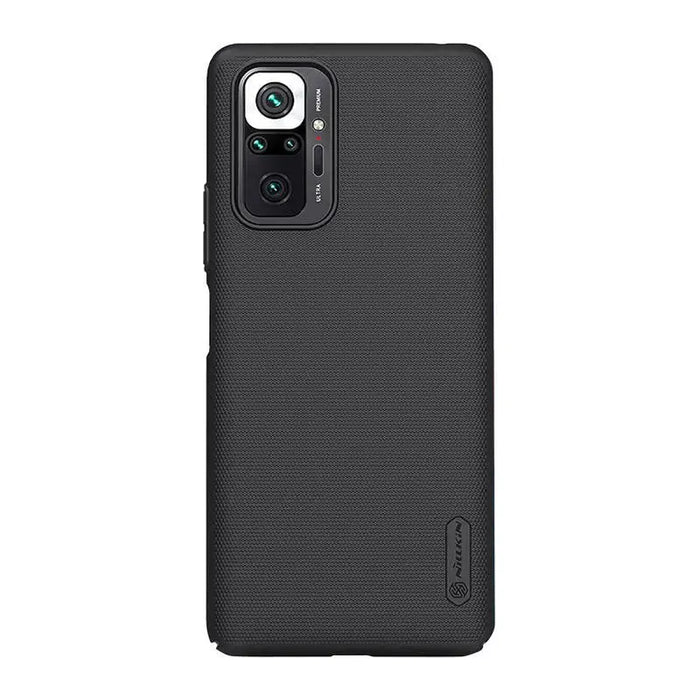 Nillkin Super Frosted Shield case for Xiaomi Redmi Note 10 Pro/10 Pro Max (black) - Protective cases