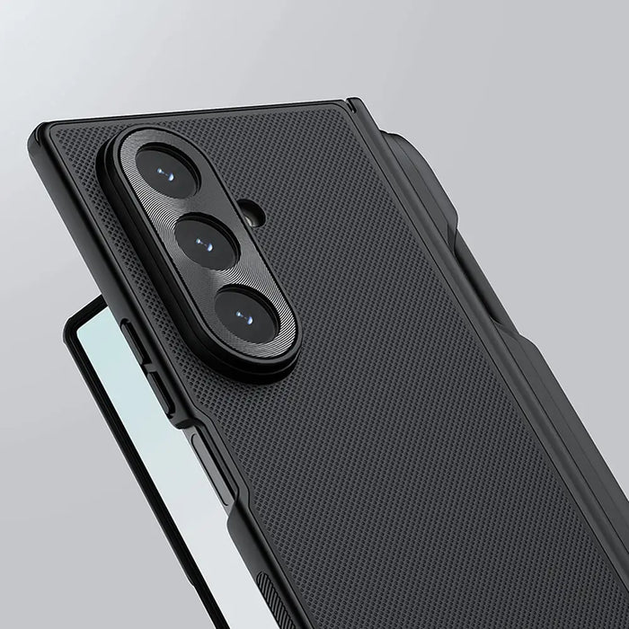 Nillkin Super Frosted Shield Fold Magnetic Case for Samsung Galaxy Z Fold 7 Compatible with MagSafe - Black - Cell