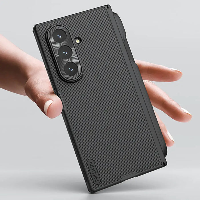 Nillkin Super Frosted Shield Fold Magnetic Case for Samsung Galaxy Z Fold 7 Compatible with MagSafe - Black - Cell
